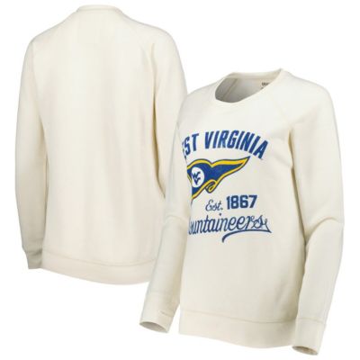 NCAA West Virginia Mountaineers Old Standard Pennant Knobi Raglan Pullover Sweatshirt