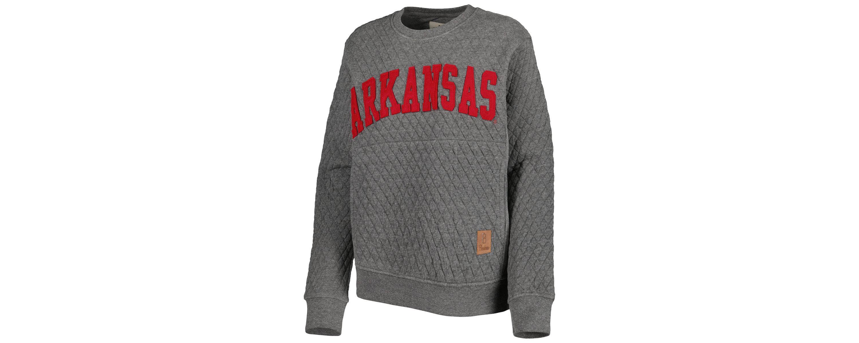 NCAA Arkansas Razorbacks Moose Quilted Pullover Sweatshirt