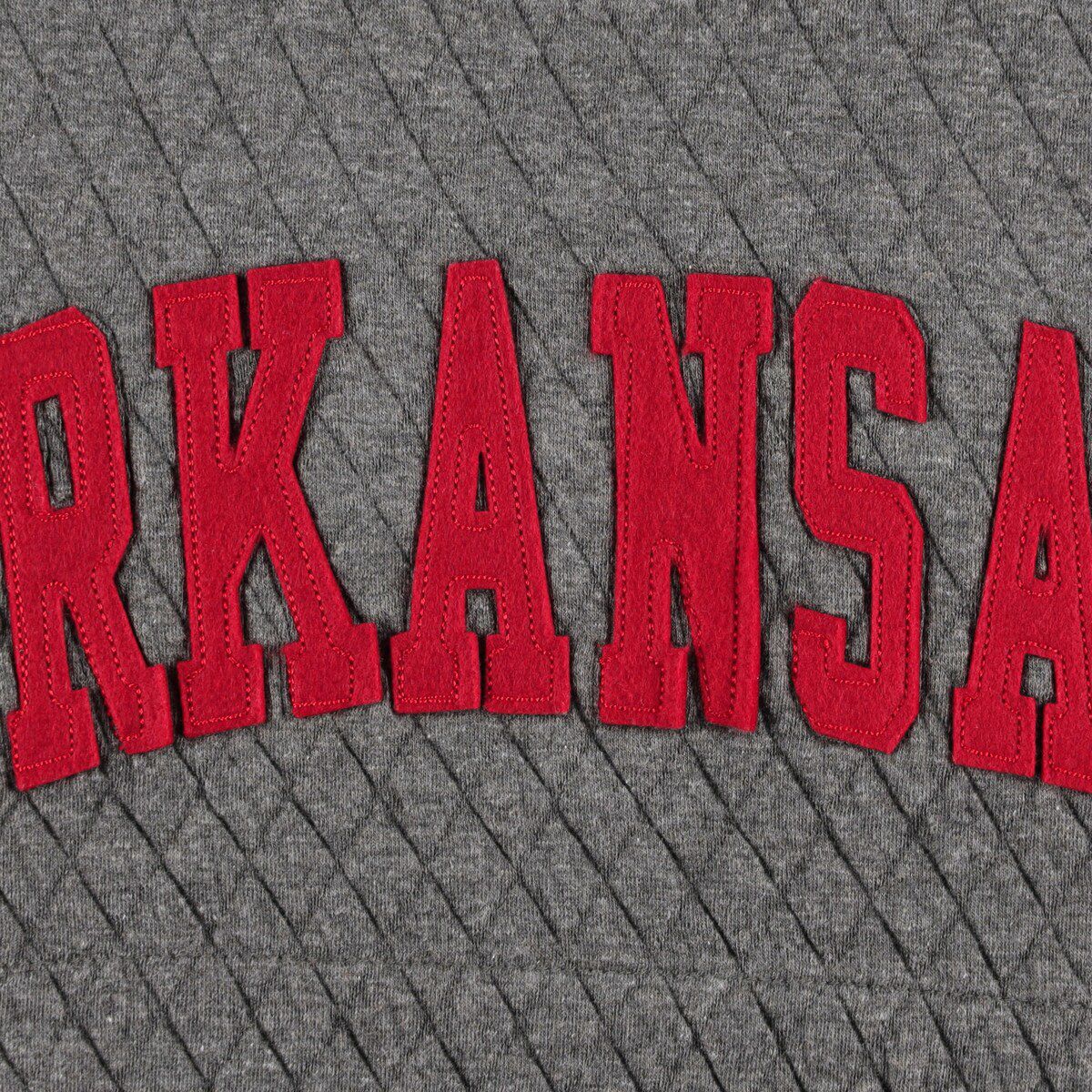 NCAA Arkansas Razorbacks Moose Quilted Pullover Sweatshirt