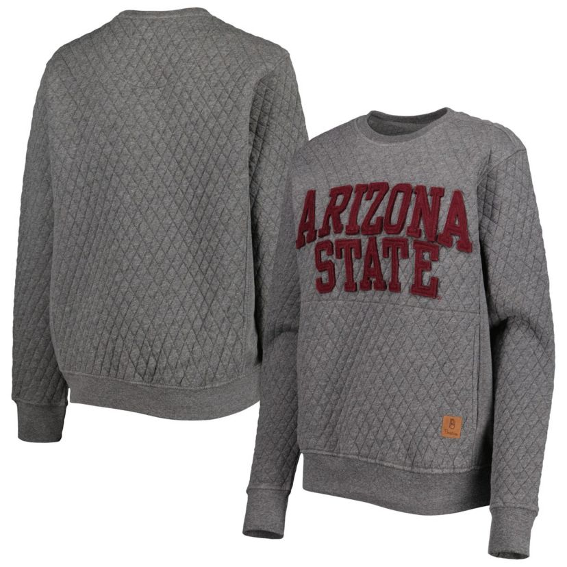 NCAA Arizona State Sun Devils Moose Quilted Pullover Sweatshirt