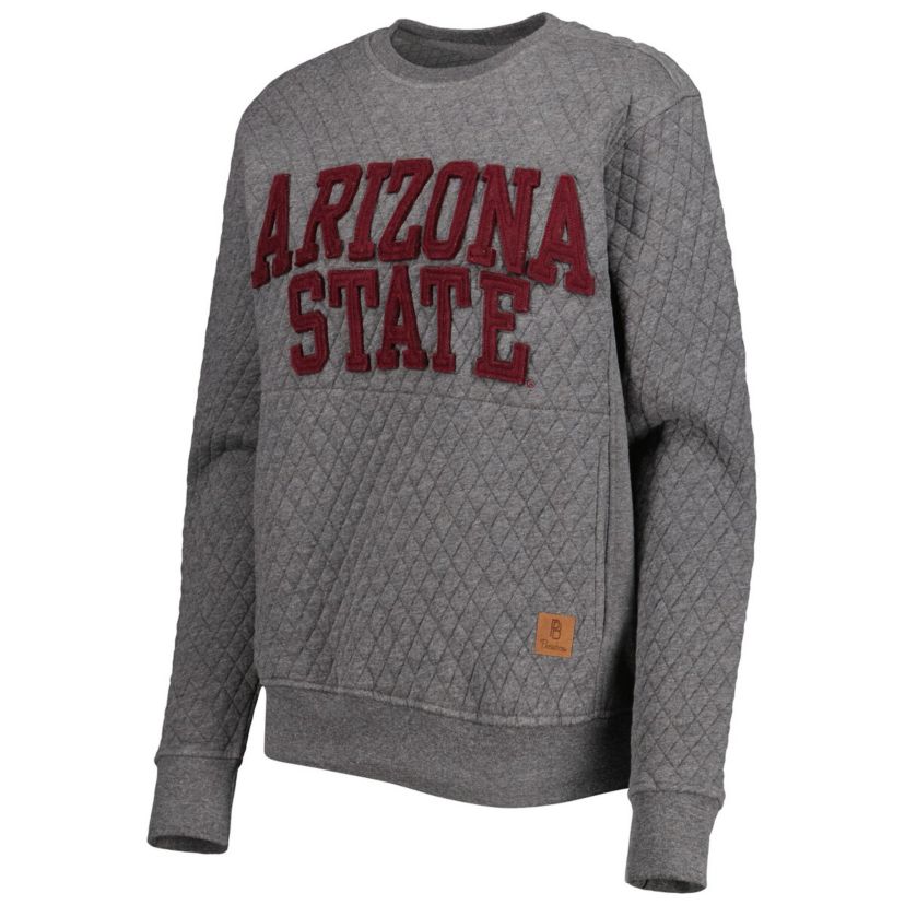 NCAA Arizona State Sun Devils Moose Quilted Pullover Sweatshirt