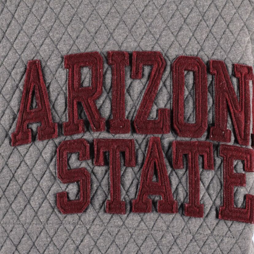 NCAA Arizona State Sun Devils Moose Quilted Pullover Sweatshirt