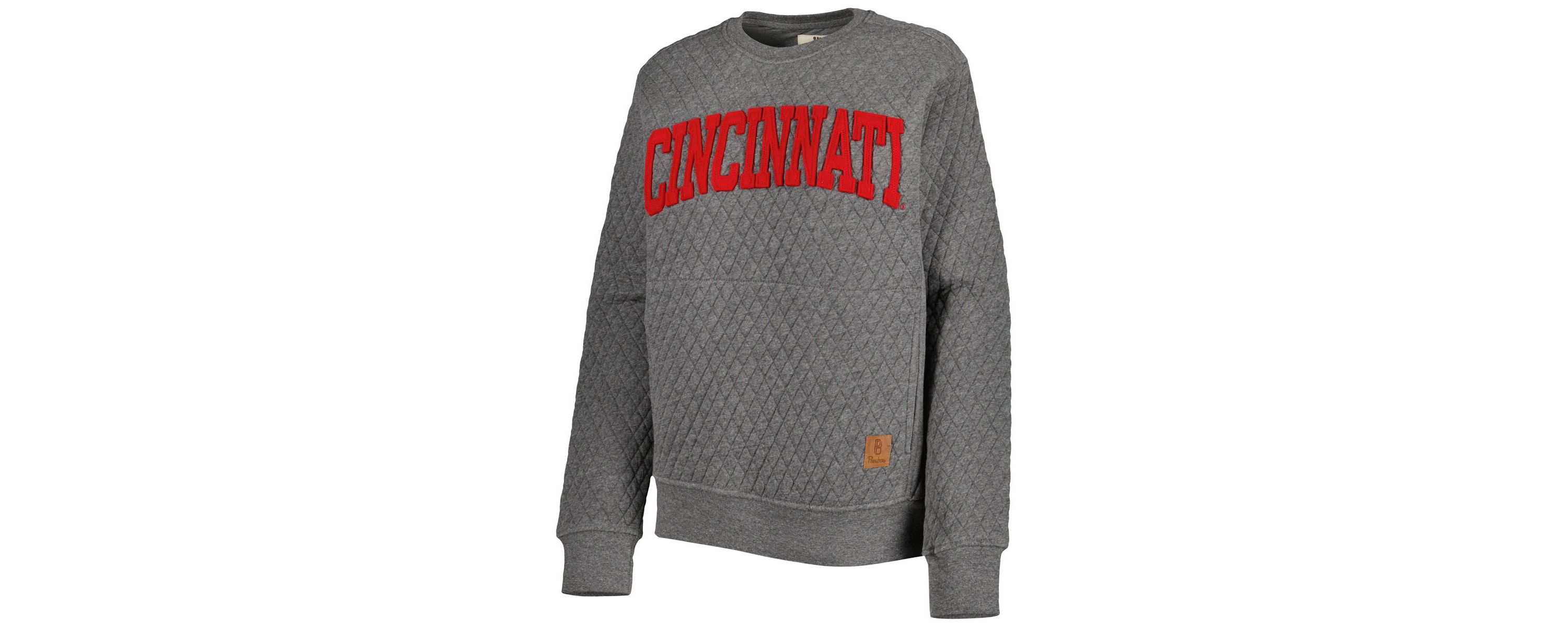 NCAA Cincinnati Bearcats Moose Quilted Pullover Sweatshirt