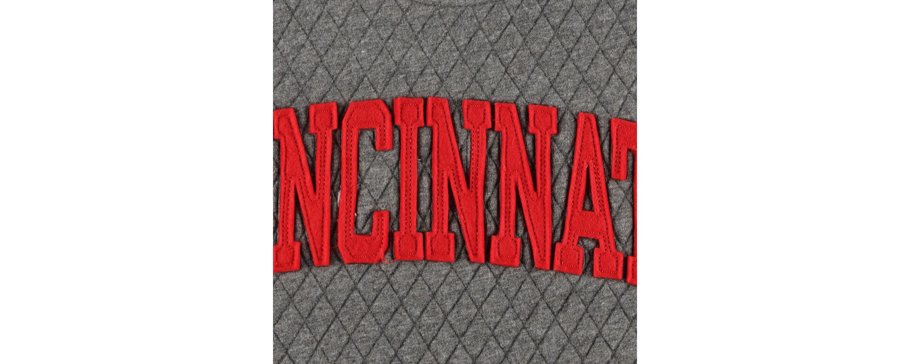 NCAA Cincinnati Bearcats Moose Quilted Pullover Sweatshirt