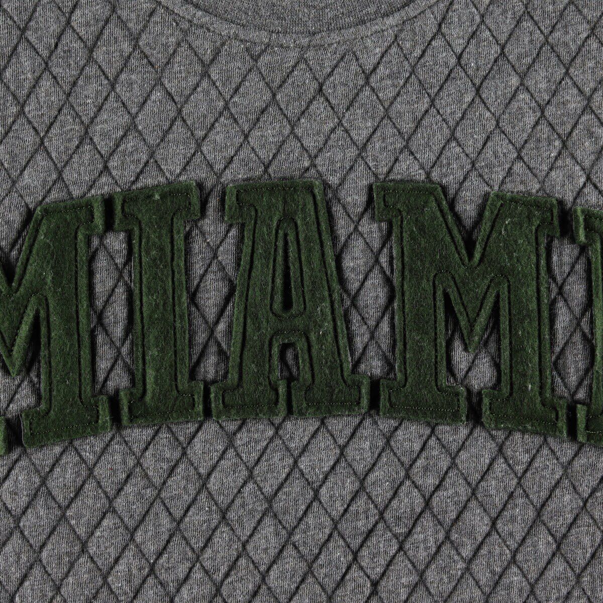 Miami (FL) Hurricanes NCAA Miami Hurricanes Moose Quilted Pullover Sweatshirt