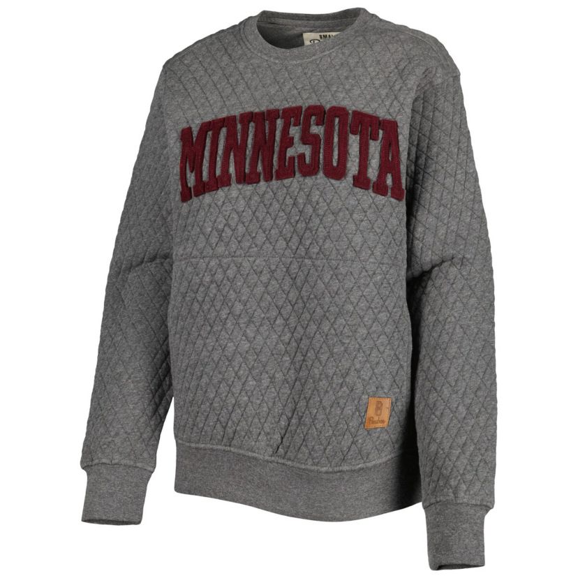 NCAA Minnesota Golden Gophers Moose Quilted Pullover Sweatshirt