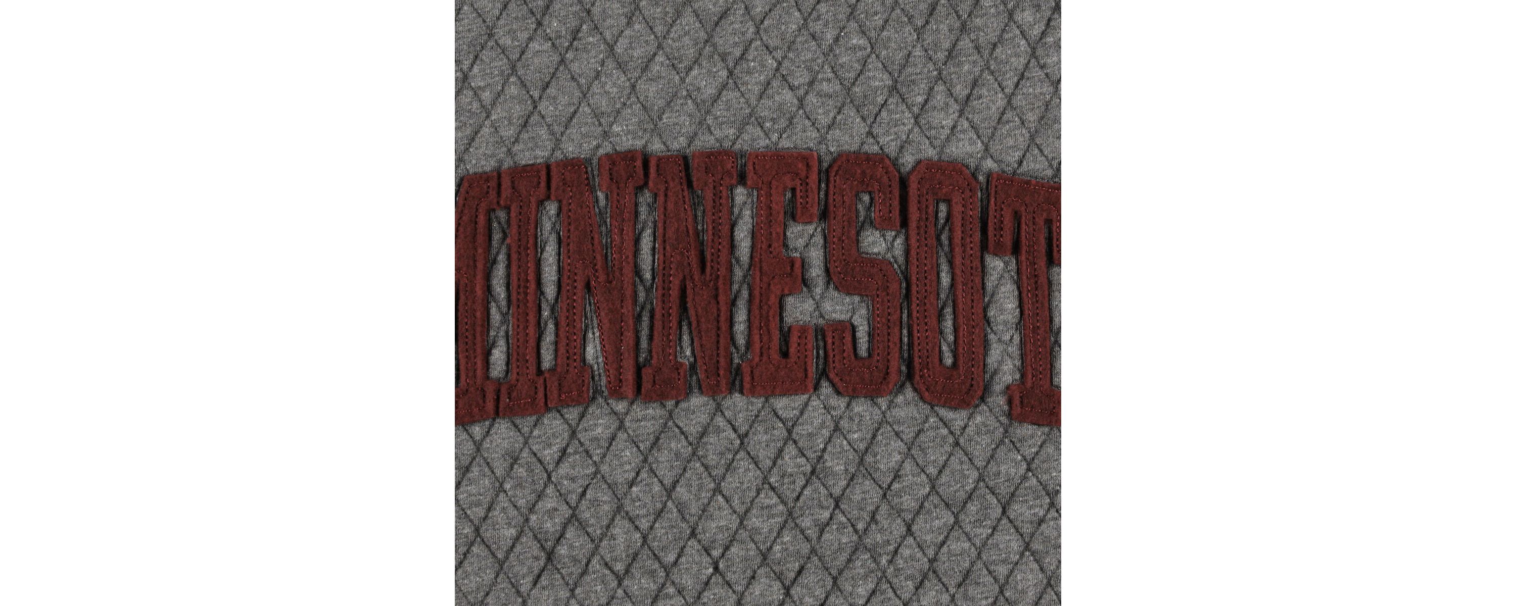 NCAA Minnesota Golden Gophers Moose Quilted Pullover Sweatshirt