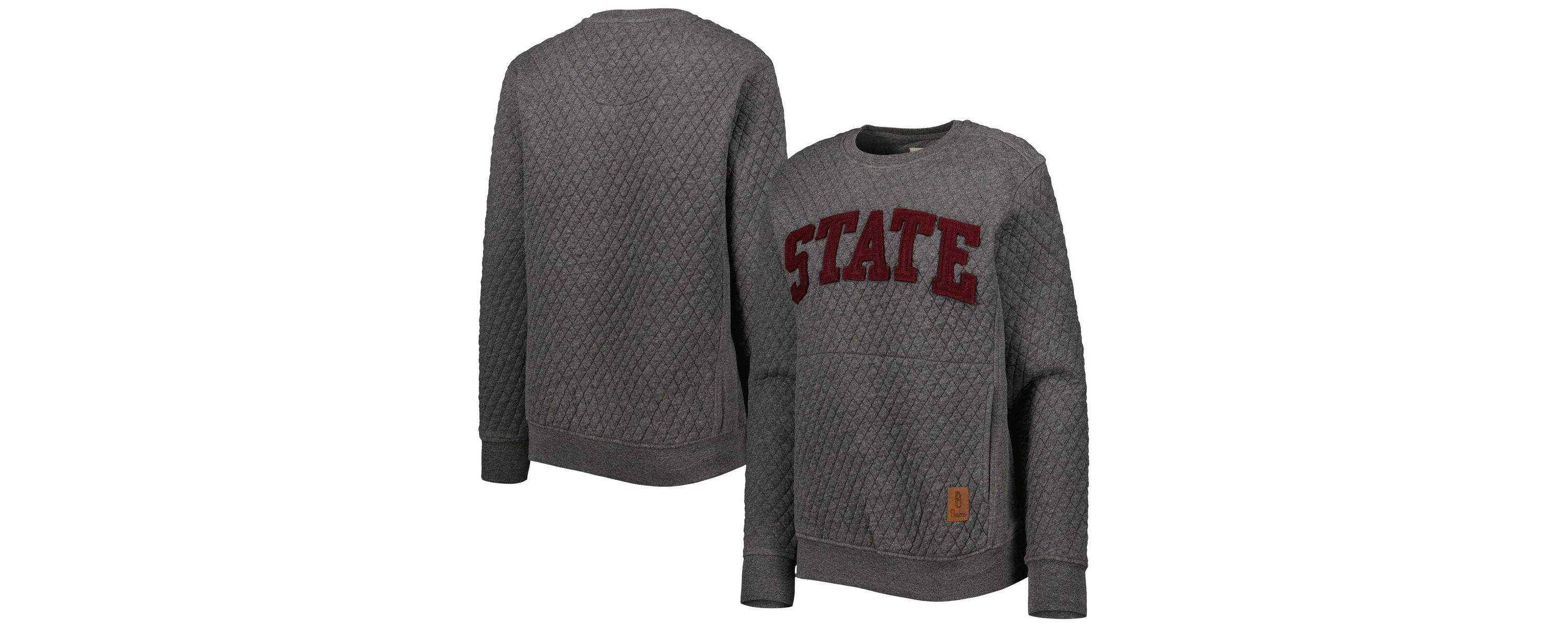 NCAA Mississippi State Bulldogs Moose Quilted Pullover Sweatshirt