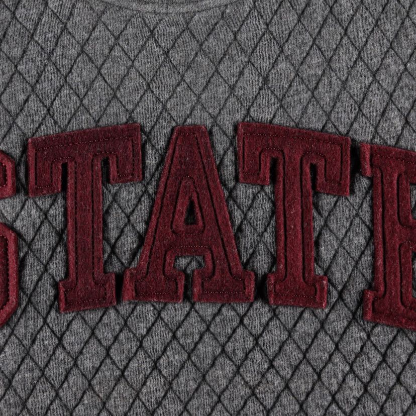 NCAA Mississippi State Bulldogs Moose Quilted Pullover Sweatshirt