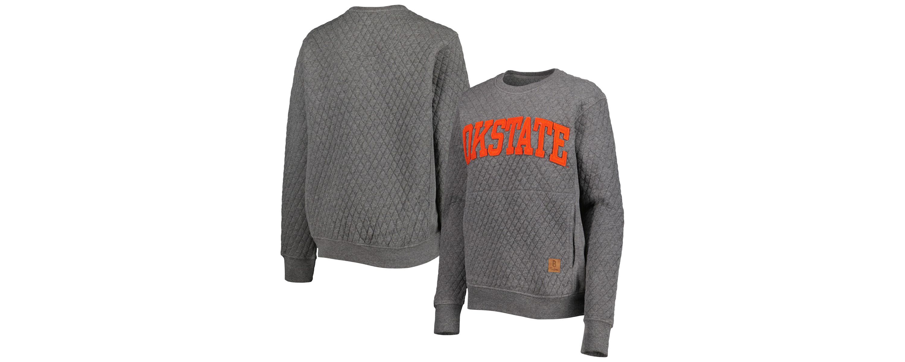 NCAA Oklahoma State Cowboys Moose Quilted Pullover Sweatshirt