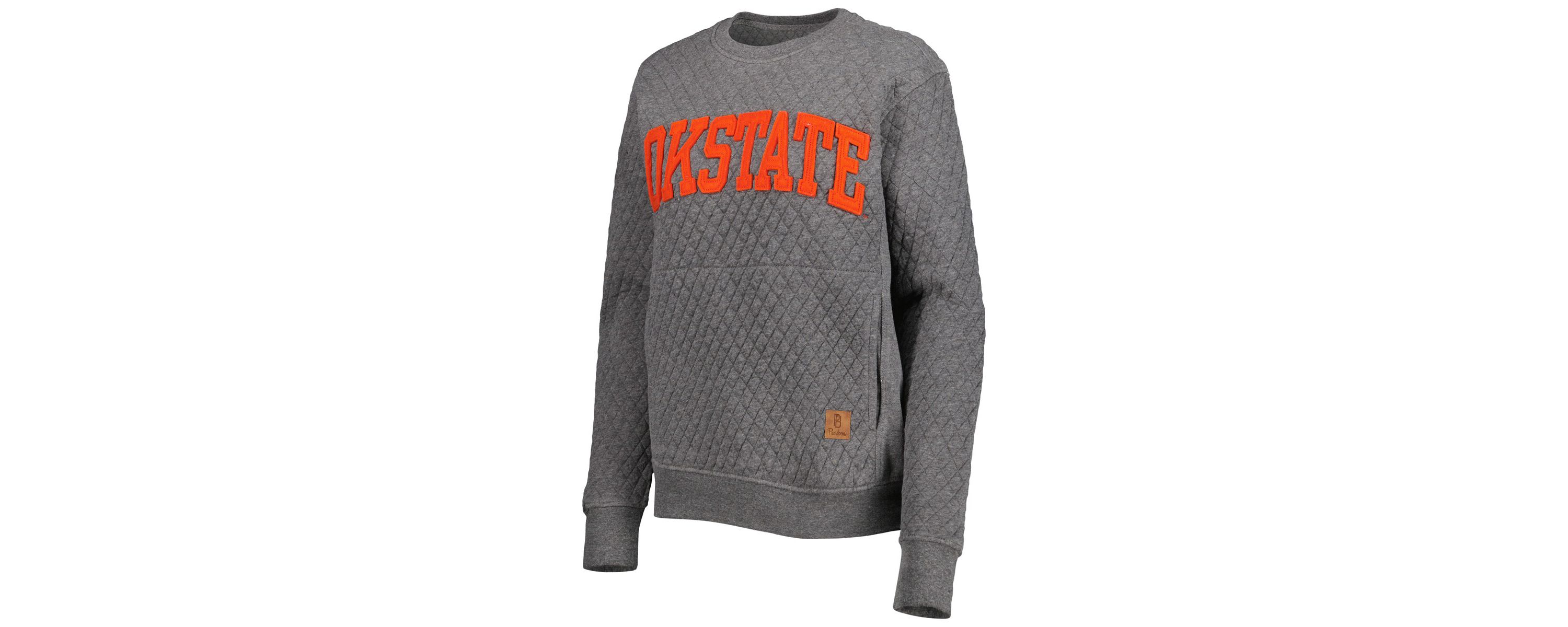 NCAA Oklahoma State Cowboys Moose Quilted Pullover Sweatshirt