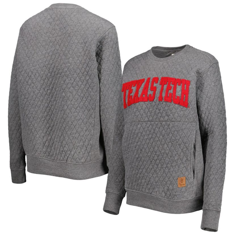 Texas Tech Red Raiders NCAA Texas Tech Raiders Moose Quilted Pullover Sweatshirt