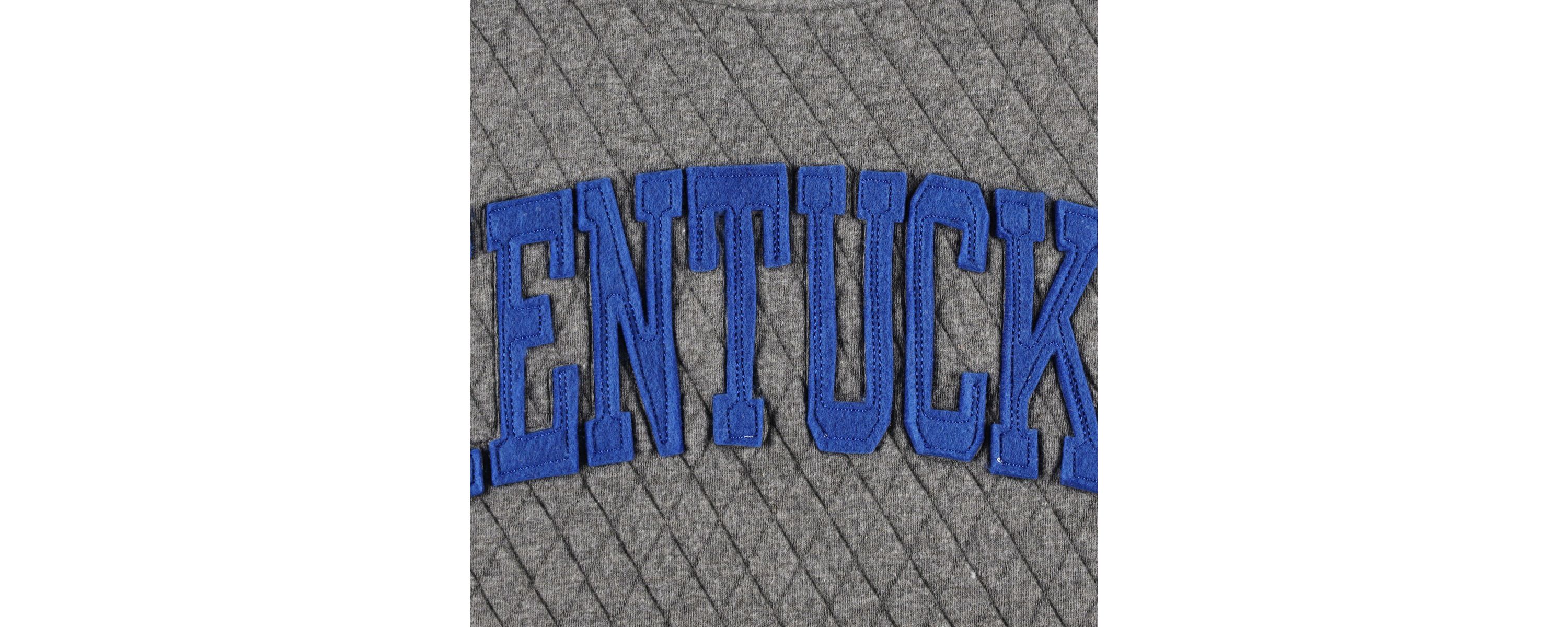 NCAA Kentucky Wildcats Moose Quilted Pullover Sweatshirt