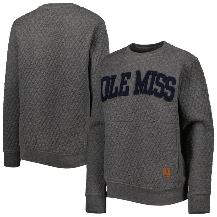 NCAA Ole Miss Rebels Moose Quilted Pullover Sweatshirt