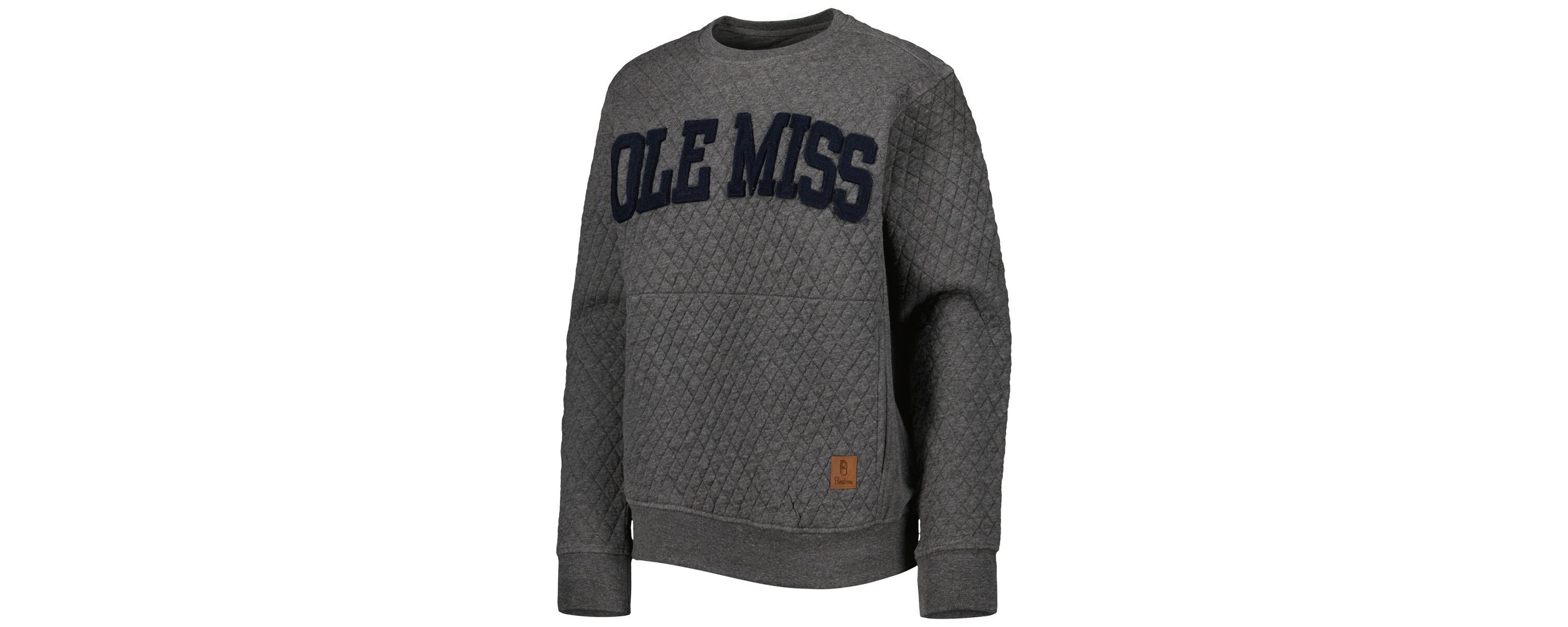 NCAA Ole Miss Rebels Moose Quilted Pullover Sweatshirt