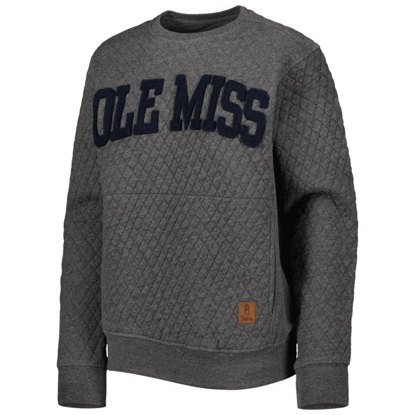 NCAA Ole Miss Rebels Moose Quilted Pullover Sweatshirt