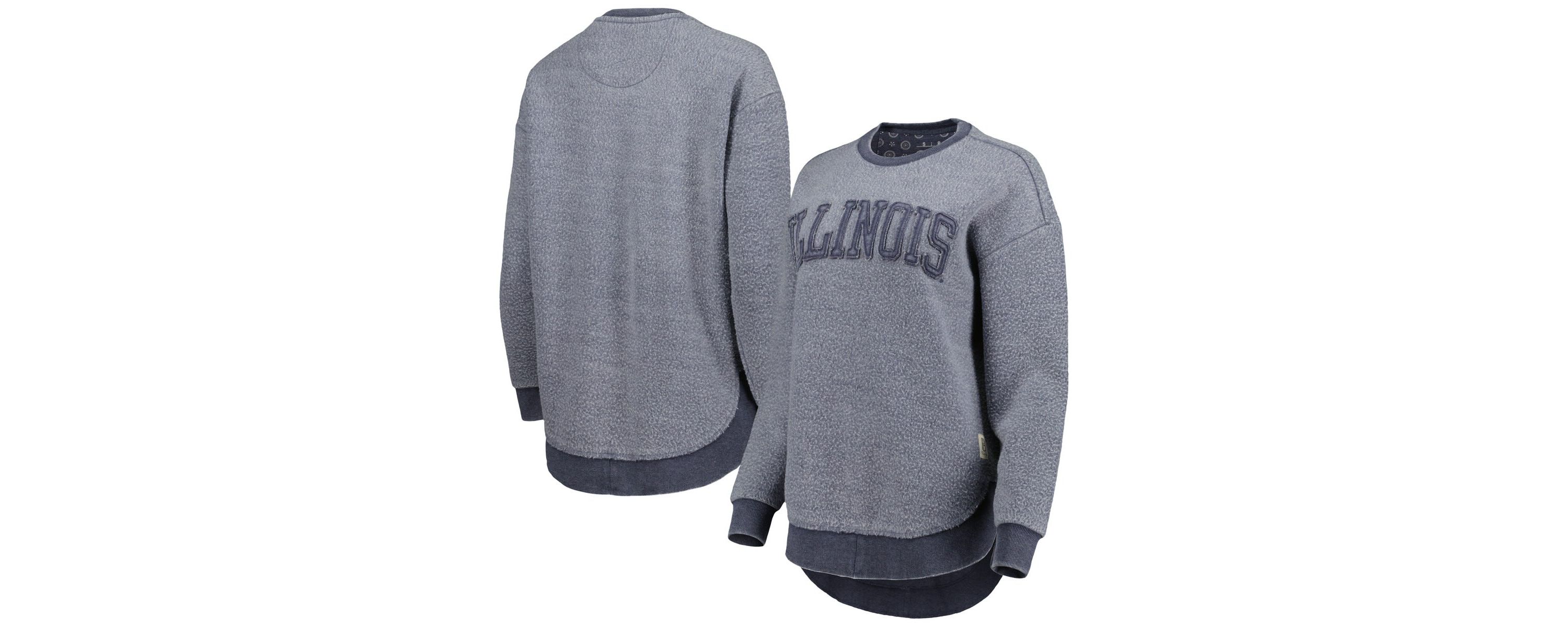 NCAA Illinois Fighting Illini Ponchoville Pullover Sweatshirt