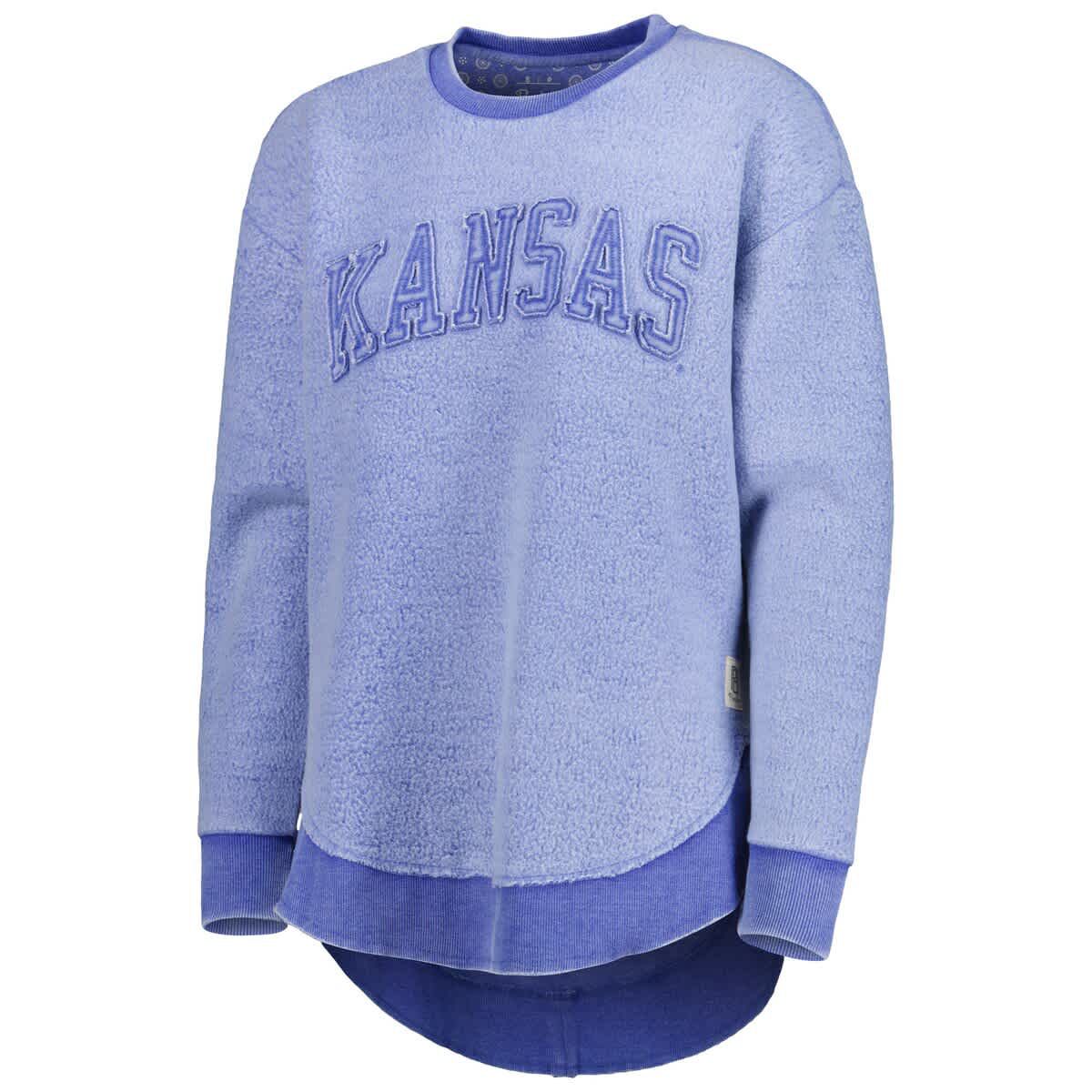NCAA Kansas Jayhawks Ponchoville Pullover Sweatshirt