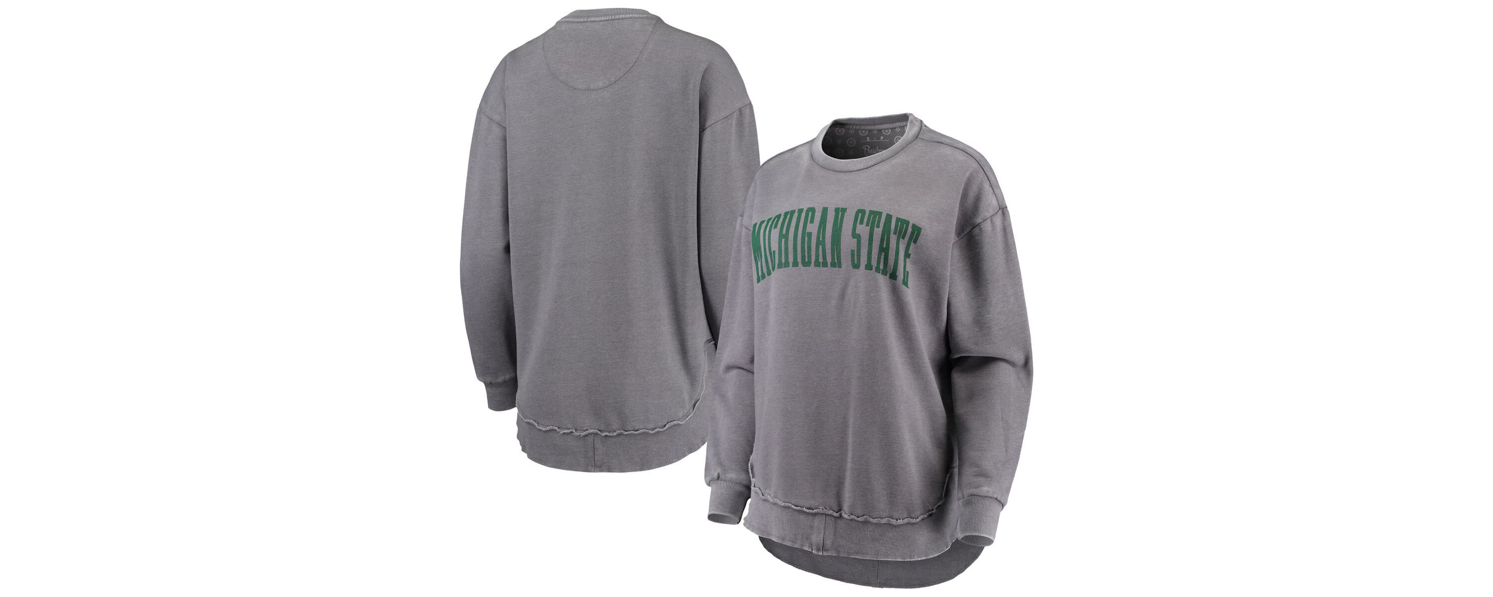 NCAA Michigan State Spartans Vintage Wash Pullover Sweatshirt