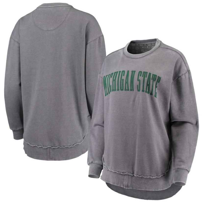 NCAA Michigan State Spartans Vintage Wash Pullover Sweatshirt