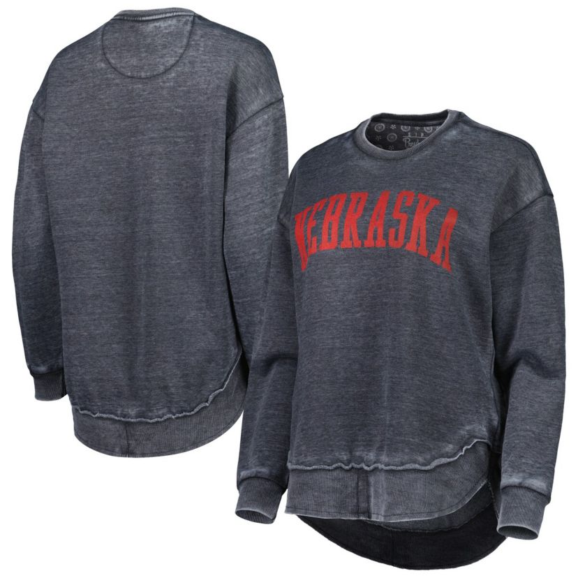 NCAA Nebraska Huskers Vintage Wash Pullover Sweatshirt