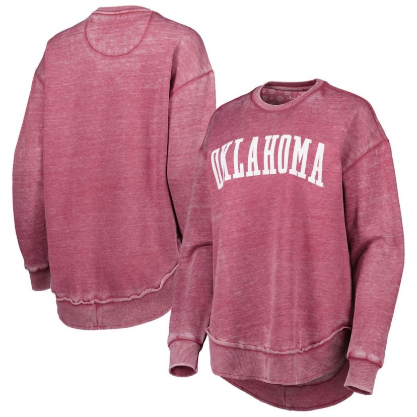 NCAA Oklahoma Sooners Vintage Wash Pullover Sweatshirt
