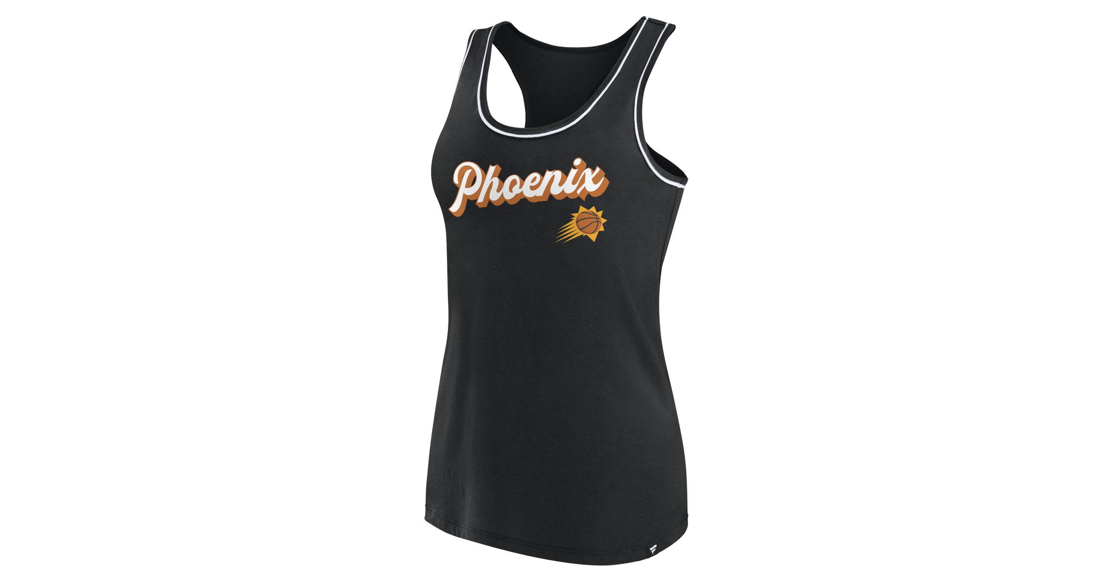 NBA Fanatics Phoenix Suns Wordmark Logo Racerback Tank Top