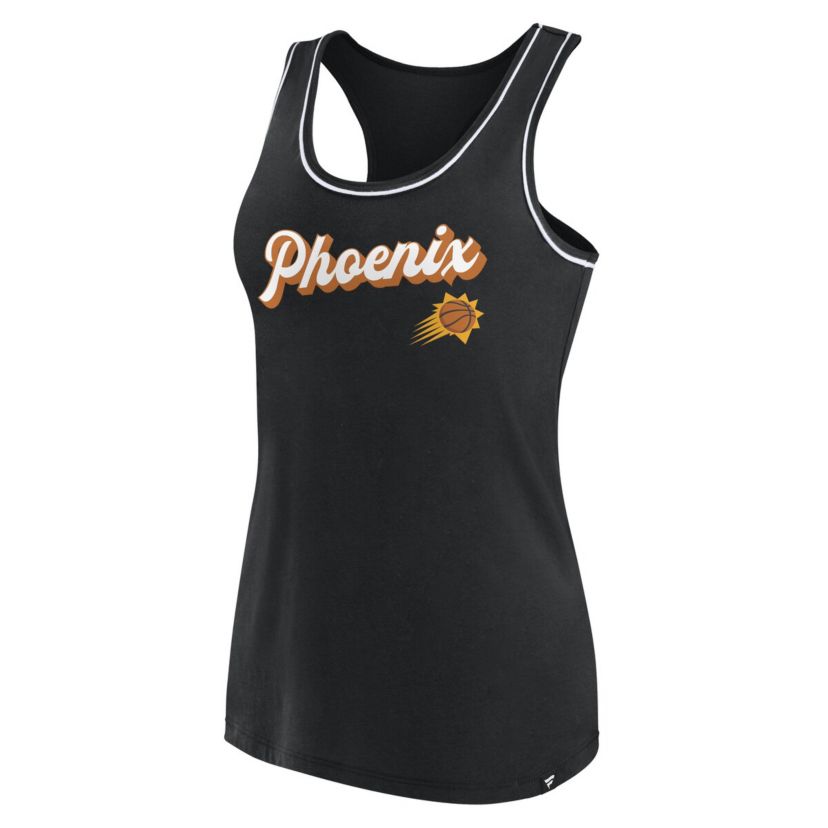 NBA Fanatics Phoenix Suns Wordmark Logo Racerback Tank Top