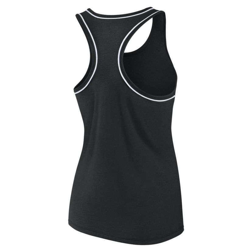 NBA Fanatics Milwaukee Bucks Wordmark Logo Racerback Tank Top