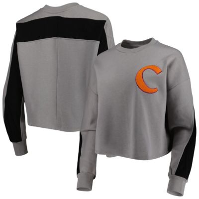 NCAA Clemson Tigers Back To Reality Colorblock Pullover Sweatshirt
