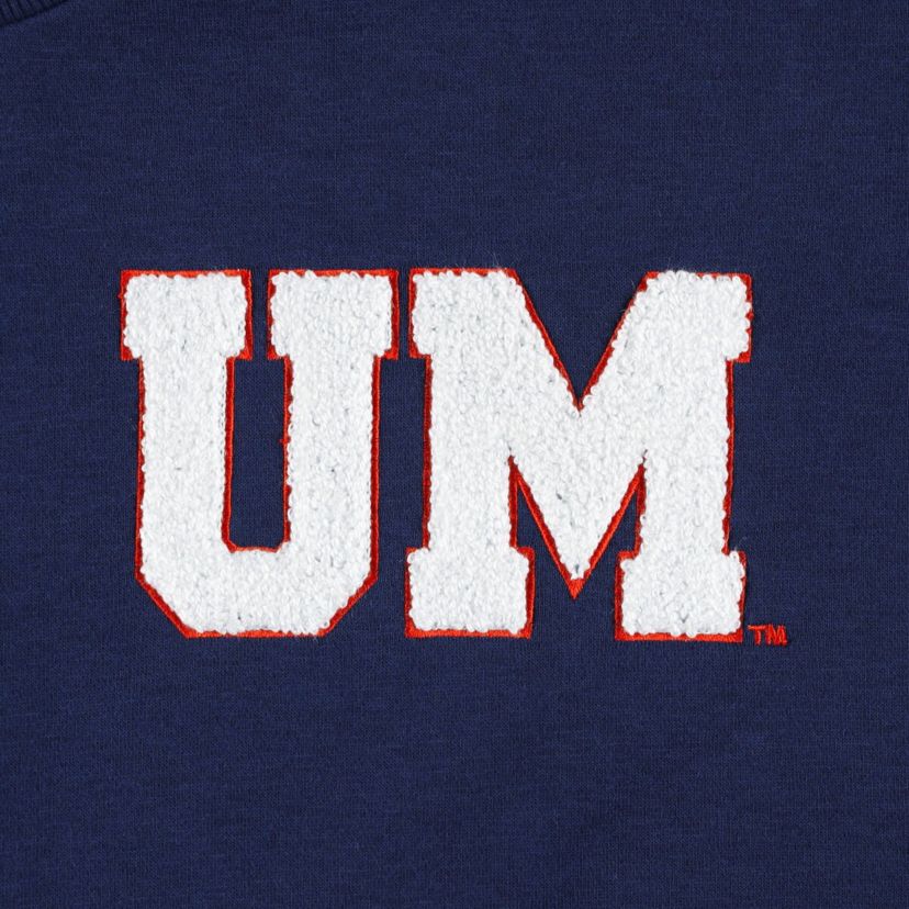 NCAA Ole Miss Rebels Back To Reality Colorblock Pullover Sweatshirt