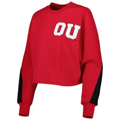 NCAA Oklahoma Sooners Back To Reality Colorblock Pullover Sweatshirt