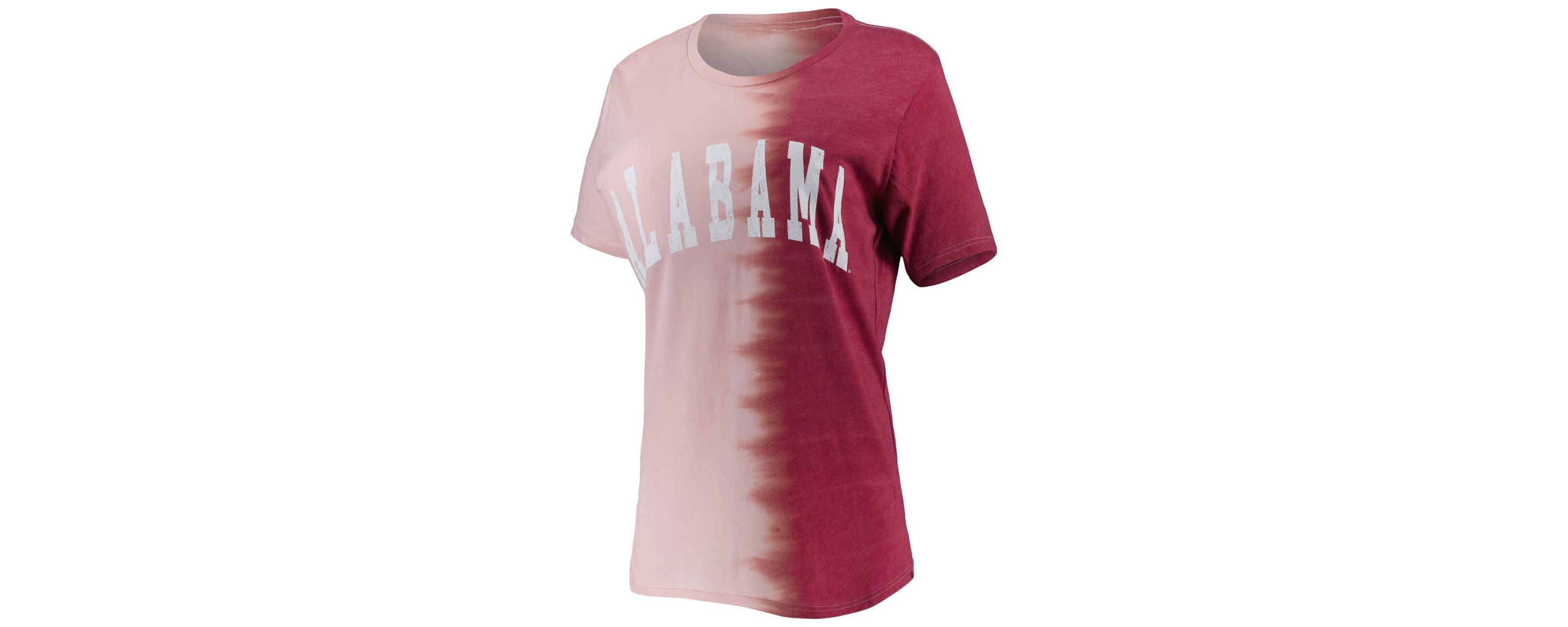 Alabama Crimson Tide NCAA Alabama Tide Find Your Groove Split-Dye T-Shirt