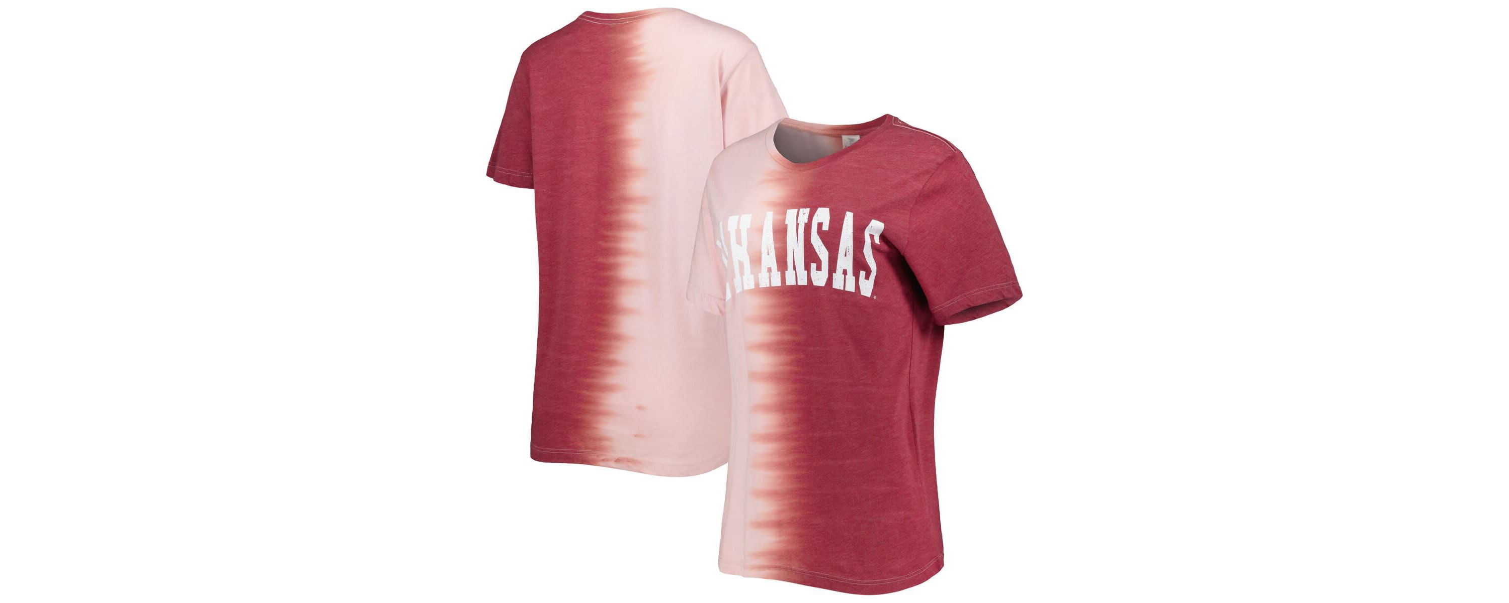 NCAA Arkansas Razorbacks Find Your Groove Split-Dye T-Shirt