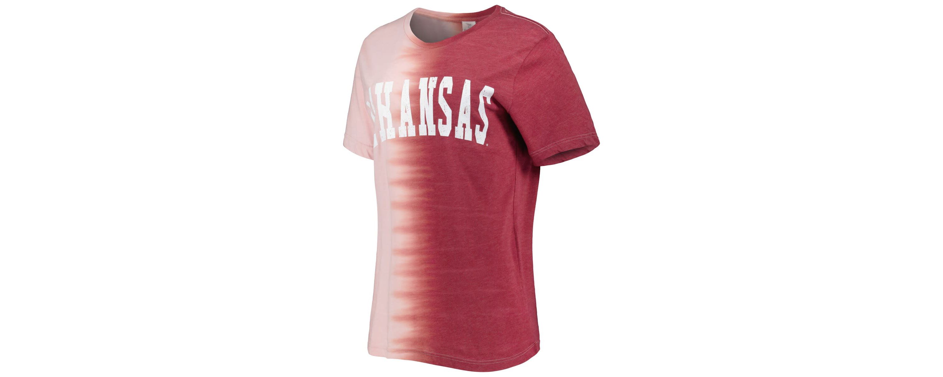 NCAA Arkansas Razorbacks Find Your Groove Split-Dye T-Shirt