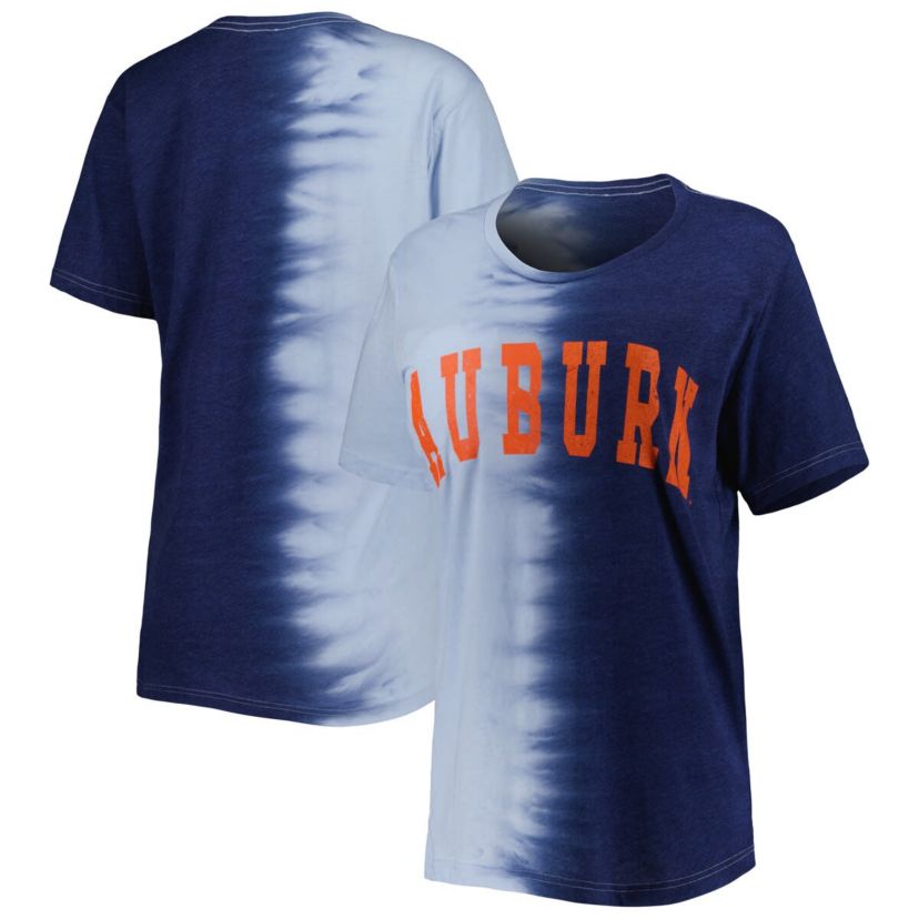 NCAA Auburn Tigers Find Your Groove Split-Dye T-Shirt