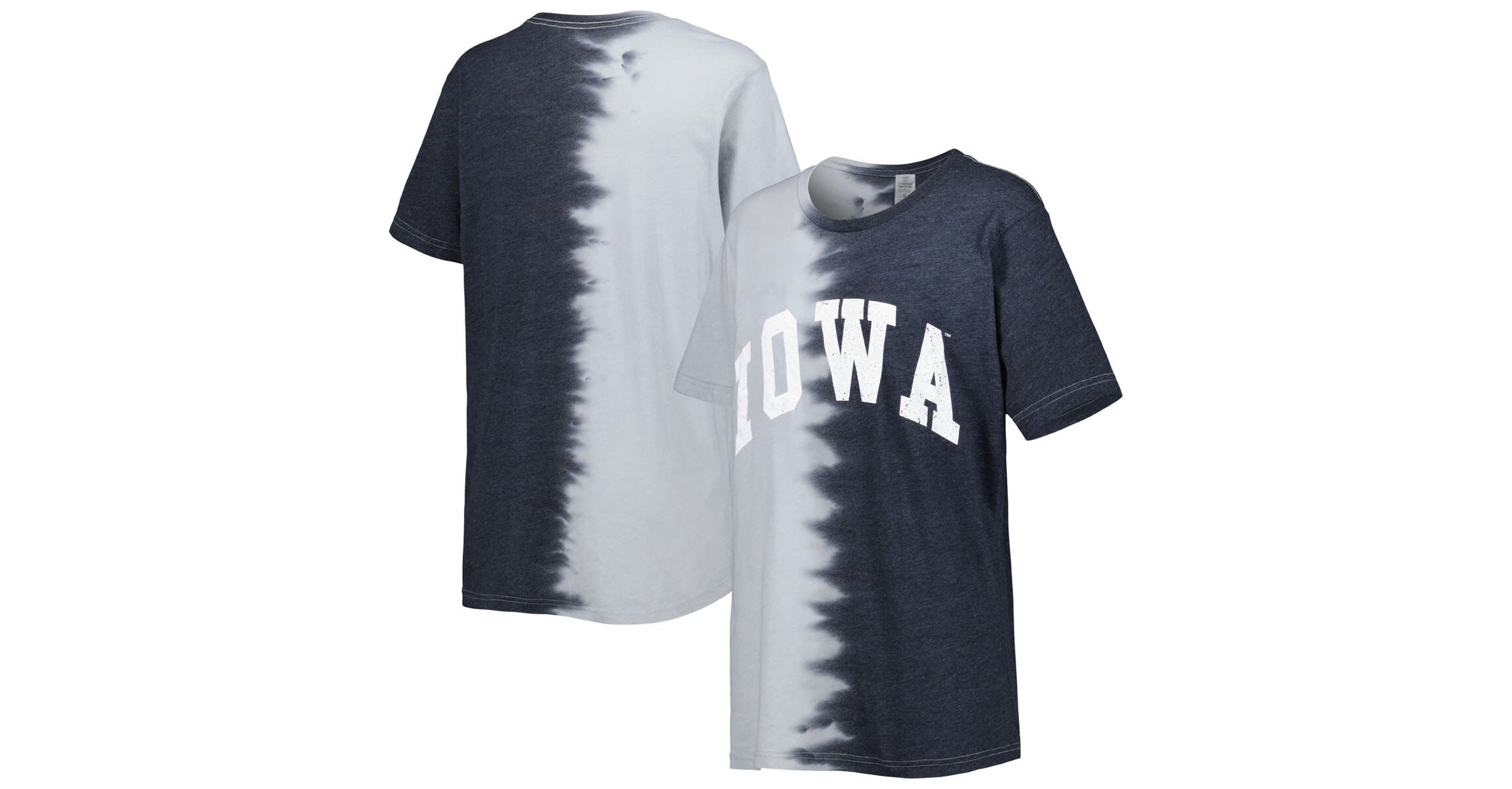 NCAA Iowa Hawkeyes Find Your Groove Split-Dye T-Shirt