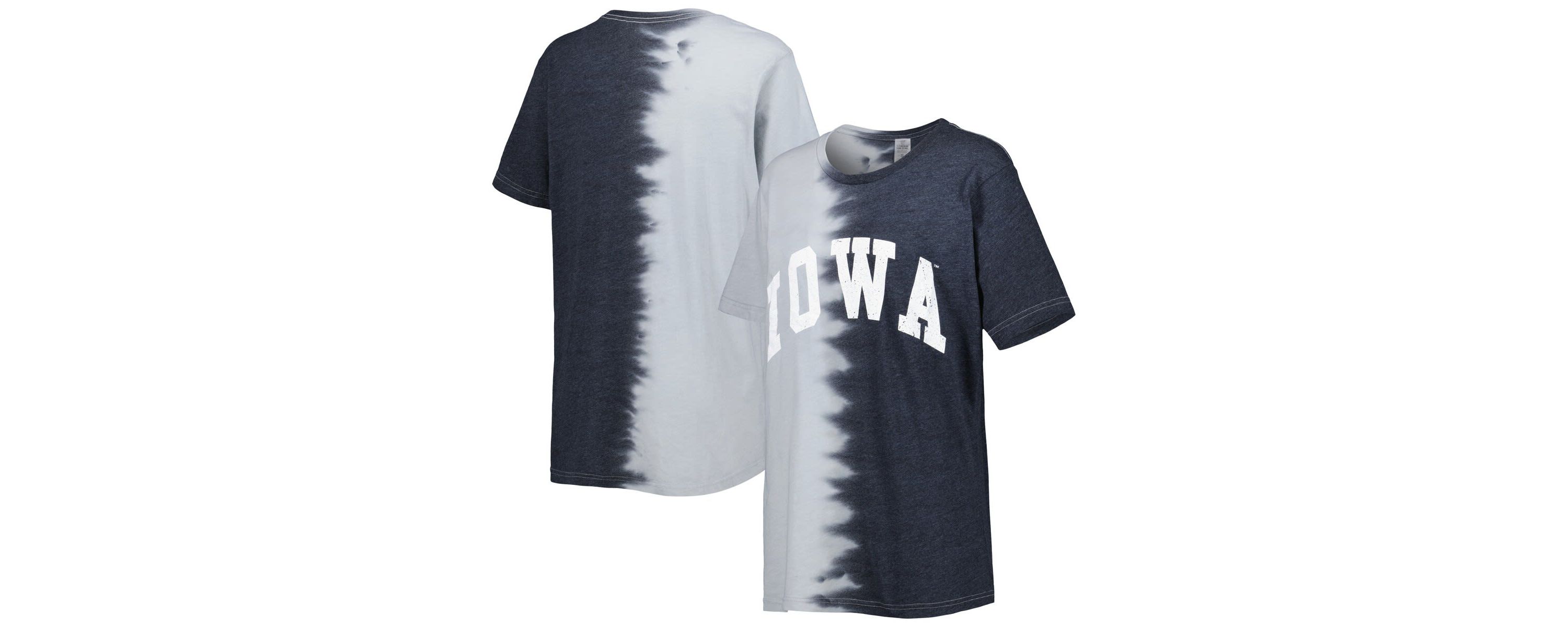 NCAA Iowa Hawkeyes Find Your Groove Split-Dye T-Shirt