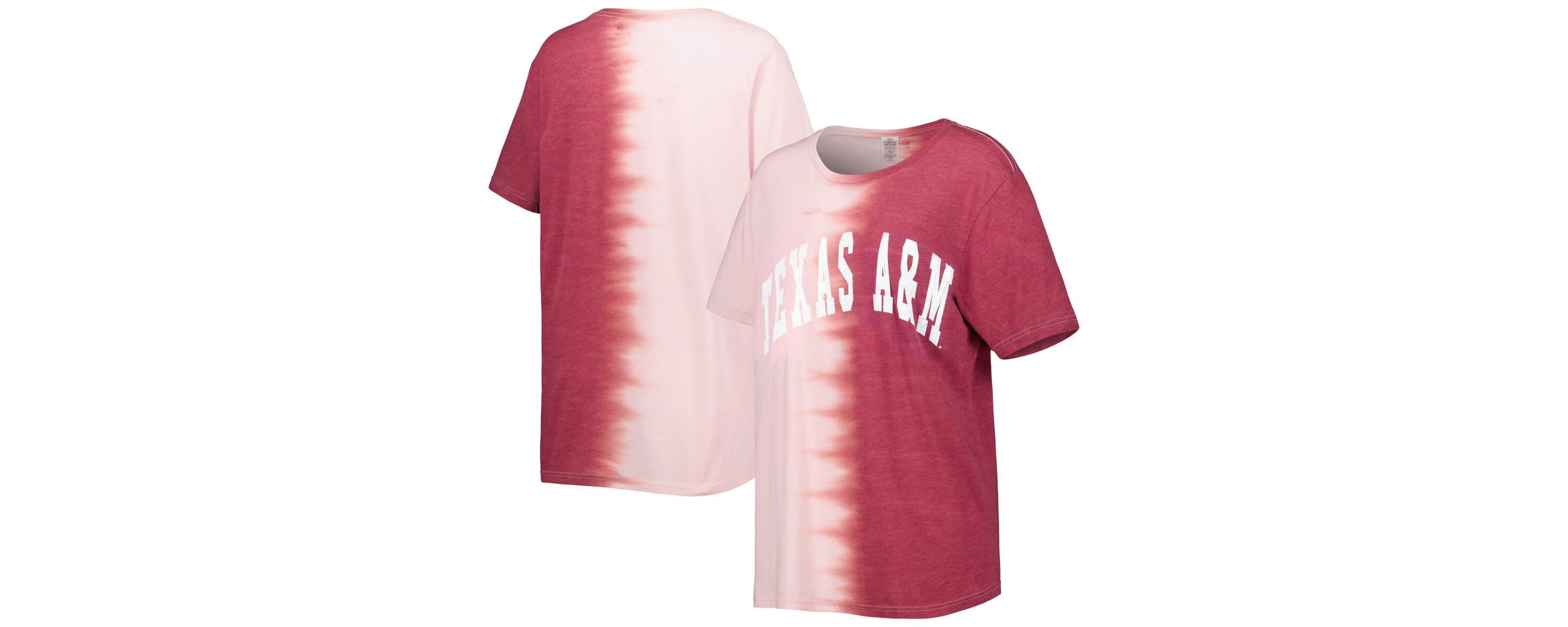 NCAA Texas A&M Aggies Find Your Groove Split-Dye T-Shirt