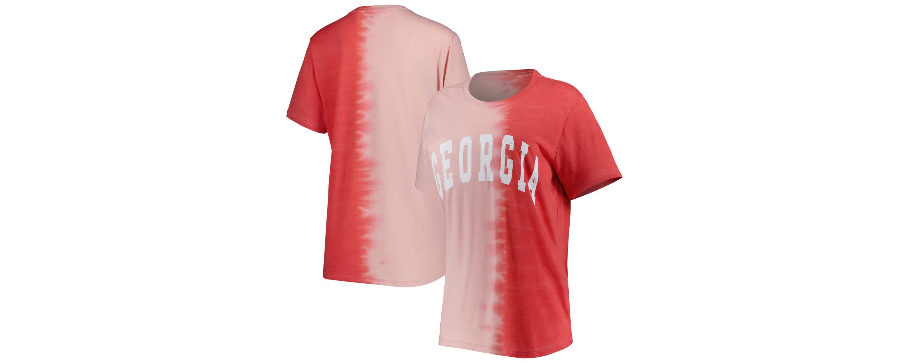 NCAA Georgia Bulldogs Find Your Groove Split-Dye T-Shirt