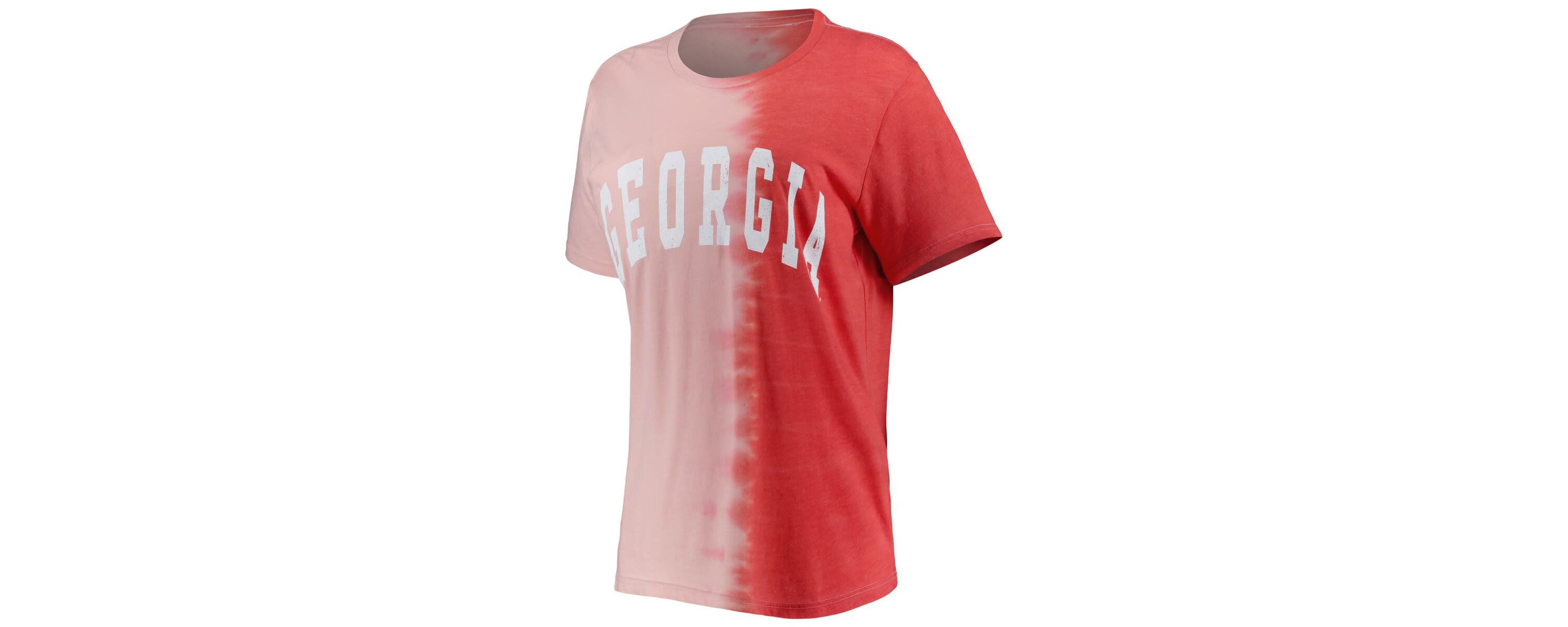 NCAA Georgia Bulldogs Find Your Groove Split-Dye T-Shirt