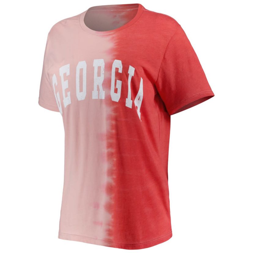 NCAA Georgia Bulldogs Find Your Groove Split-Dye T-Shirt