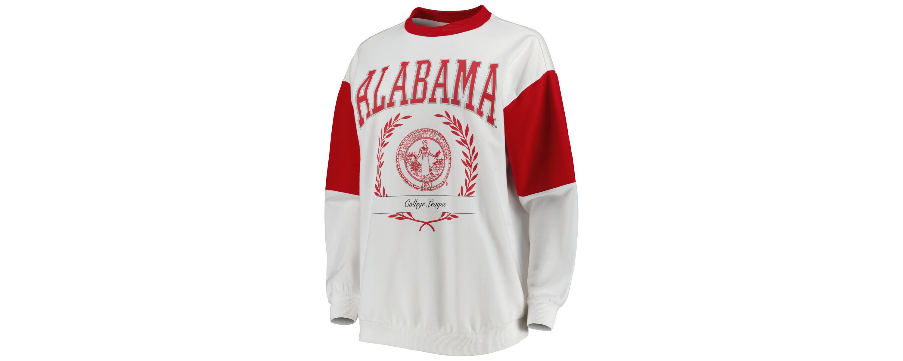Alabama Crimson Tide NCAA Alabama Tide Its A Vibe Dolman Pullover Sweatshirt