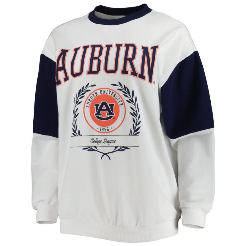 NCAA Auburn Tigers Its A Vibe Dolman Pullover Sweatshirt