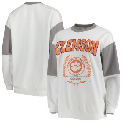 NCAA Clemson Tigers It's A Vibe Dolman Pullover Sweatshirt