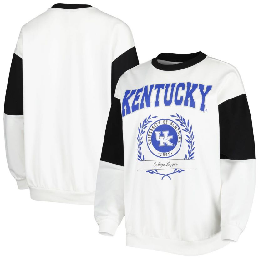 NCAA Kentucky Wildcats Its A Vibe Dolman Pullover Sweatshirt