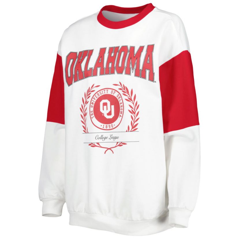 NCAA Oklahoma Sooners Its A Vibe Dolman Pullover Sweatshirt