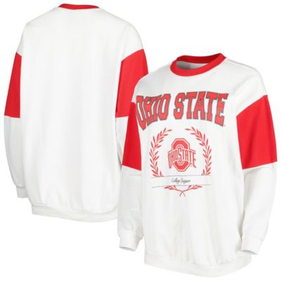 NCAA Ohio State Buckeyes It's A Vibe Dolman Pullover Sweatshirt