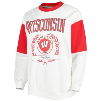 NCAA Wisconsin Badgers It's A Vibe Dolman Pullover Sweatshirt