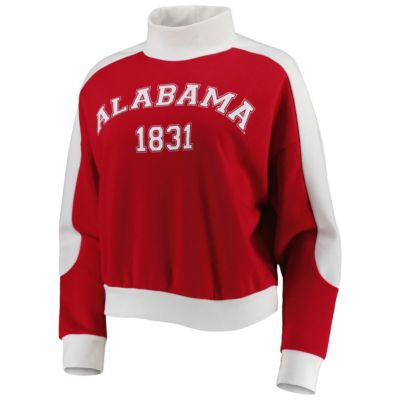 Alabama Crimson Tide NCAA Make it a Mock Sporty Pullover Sweatshirt